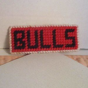 VINTAGE Handmade Chicago Bulls Decoration Made In 1991 Won 6 champions